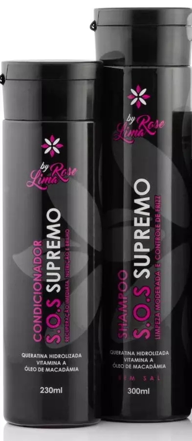 Kit S.o.s Supremo By Rose Lima Shampoo + Condicionador