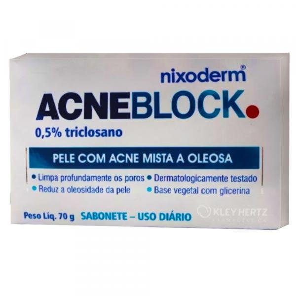Kit Sabonete Acneblock em Barra Anti-acne Anti-oleosidade - Kley Hertz