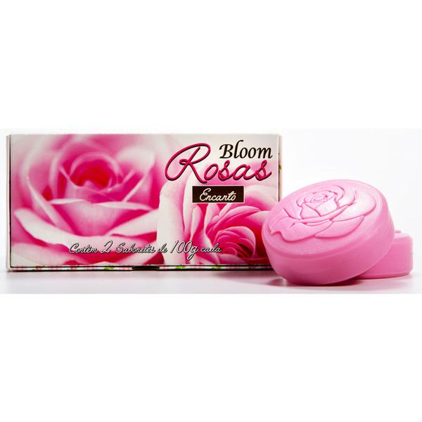 Kit Sabonete Bloom Rosas Encanto 100g 2 Unidades
