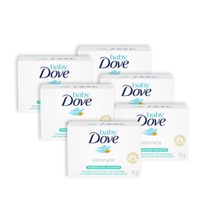 Kit Sabonete Dove Baby Hidratação Sensível 75g Leve 6 Pague 4
