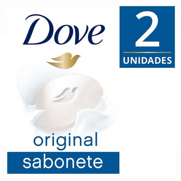 Kit Sabonete Dove Branco Regular 90g com 2 Unidades