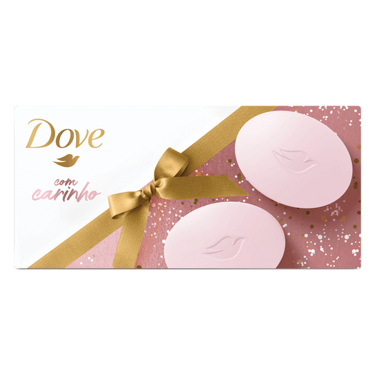 Kit Sabonete Dove com Carinho Leite de Coco com 6 Unidades