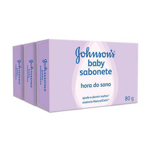 Kit Sabonete Johnson`s Baby Hora do Sono 80g Leve 3 Pague 2