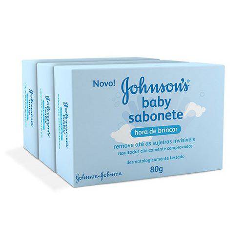 Kit Sabonete Johnson's Baby Hora de Brincar 80g Leve 3 Pague 2