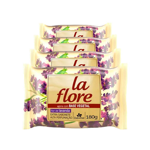 Kit Sabonete La Flore Davene Flor de Laranjeira 180g 4 Unidades