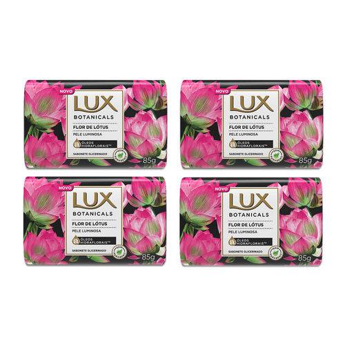 Kit Sabonete Lux Flor de Lotus 85g 4 Unidades