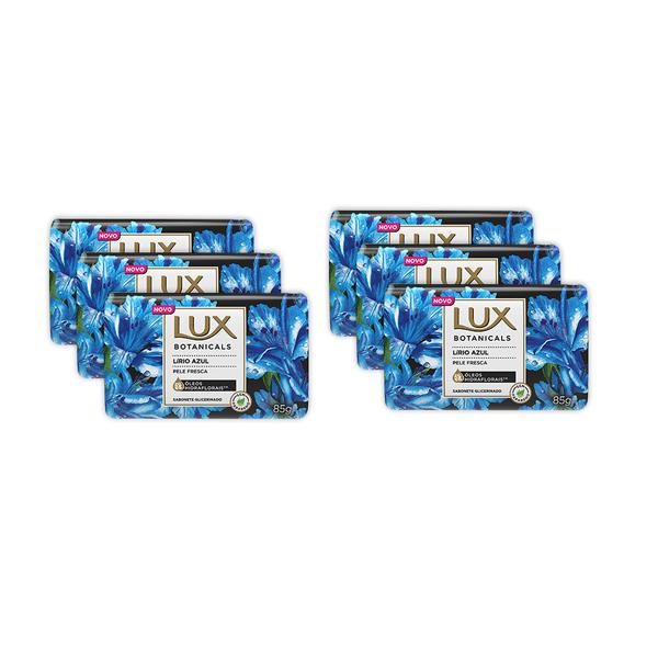 Kit Sabonete Lux Lirio Azul 85g 6 Unidades