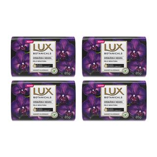 Kit Sabonete Lux Orquidea Negra 85g 4 Unidades
