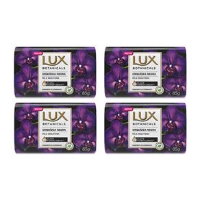 Kit Sabonete Lux Orquídea Negra 85g 4 Unidades