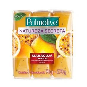Kit Sabonete Palmolive Secrets Maracujá - 3uni. 90g