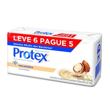 Kit Sabonete Protex Pro Hidrata 90g Leve 6 Pague 5