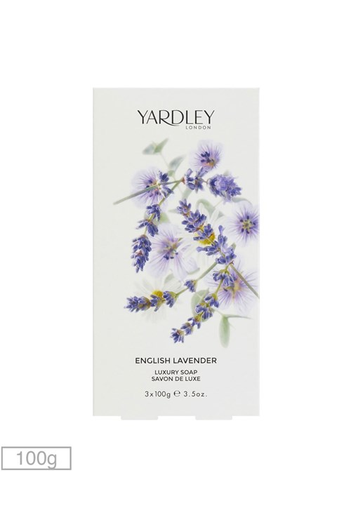 Kit Sabonetes English Lavander Yardley 100g