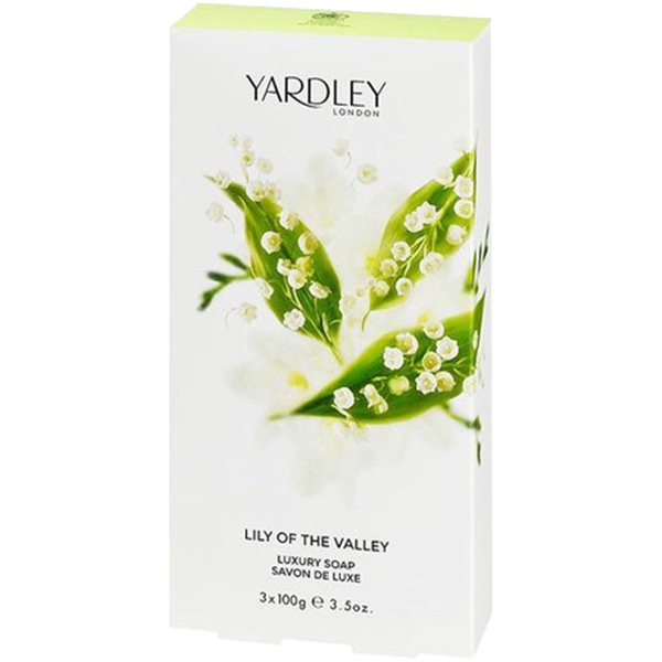 Kit Sabonetes Lily Of The Valley Luxury Soap Yardley 3x100g