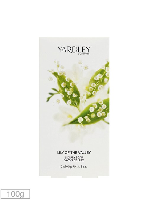 Kit Sabonetes Lily Of The Valley Yardley 100g