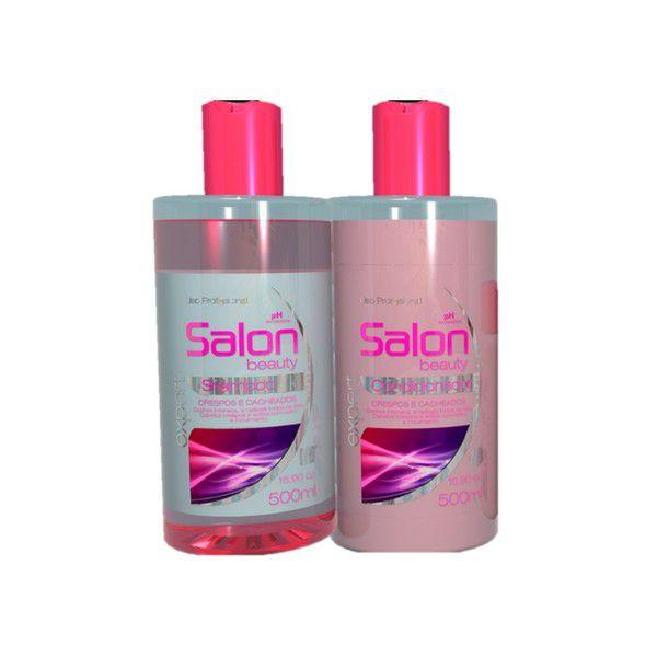 Kit Salon Beauty Shampoo e Condicionador Crespos e Cacheados
