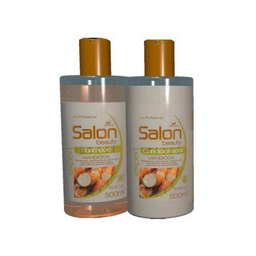 Kit Salon Beauty Shampoo e Condicionador Mandioca