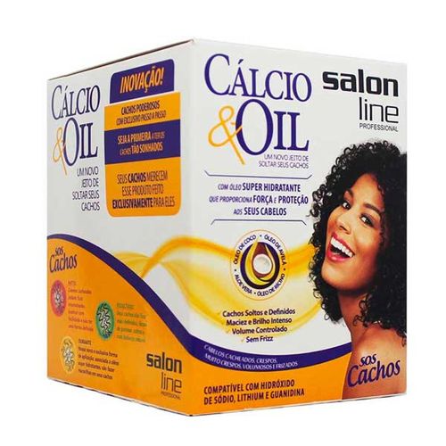 Kit Salon Line Quanid Cachos SOS 349g Calcio&oil KIT SALON-L QUANID CACHOS SOS 349G CALCIO&OIL