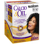 Kit Salon Line Quanid Cachos Sos 349g Calcio&oil