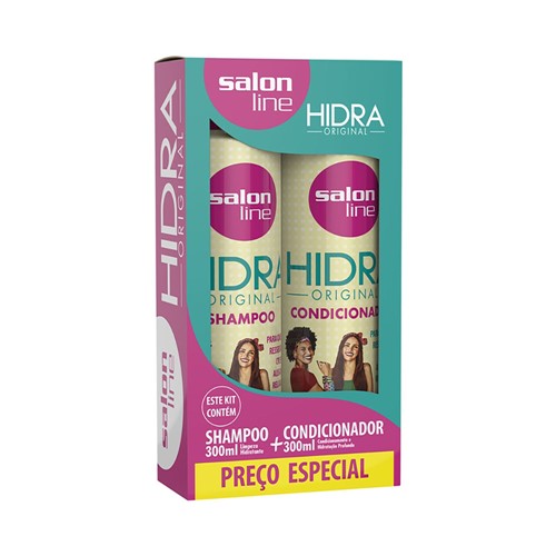 Kit Salon Line Shampoo + Condicionador Hidra Original 300ml