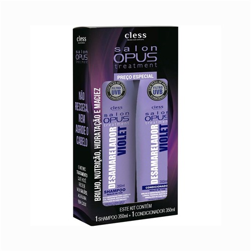 Kit Salon Opus Violet Shampoo 350ml + Condicionador 350ml