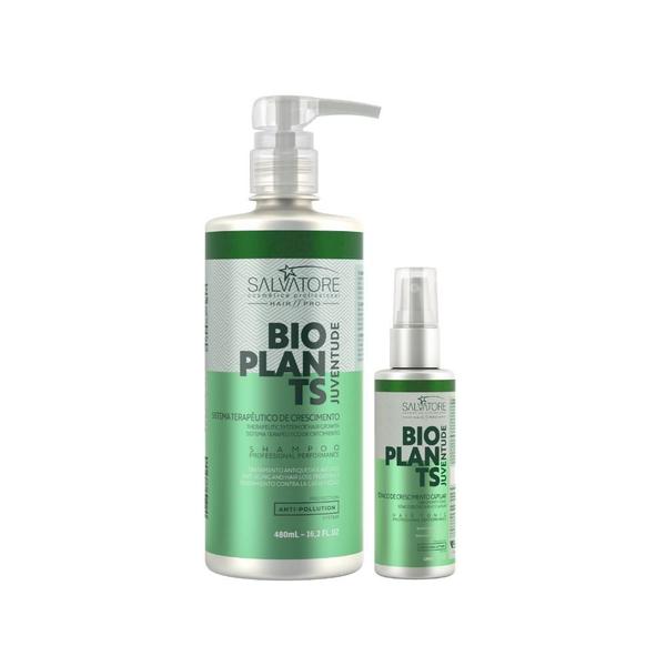 Kit Salvatore Bioplants Shampoo 480ml + Tonico Capilar 120ml - Hair Pro