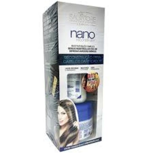 Kit Salvatore Nano Reconstrutor Shampoo 300Ml Condicionador