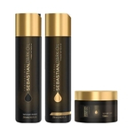 Kit Sebastian Dark Oil Shampoo 250ml + Condicionador 250ml + Máscara 500ml