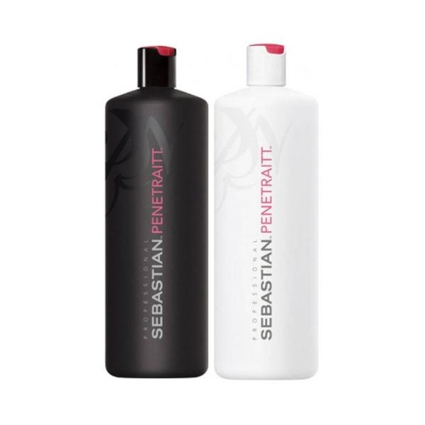 Kit Sebastian Professional Penetraitt Shampoo 1l + Condicionador 1l - Wella