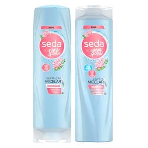 Kit Seda Limpeza Micelar Flor de Lotus By Niina Secrets Shampoo + Condicionador 325ml