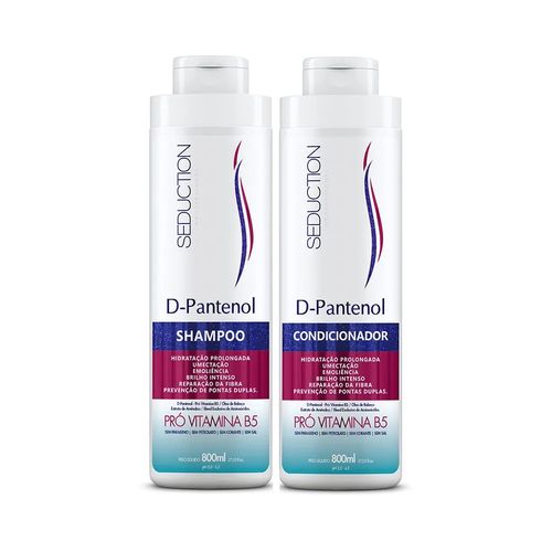 Kit Seduction D-pantenol com Shampoo e Condicionador 800 Ml