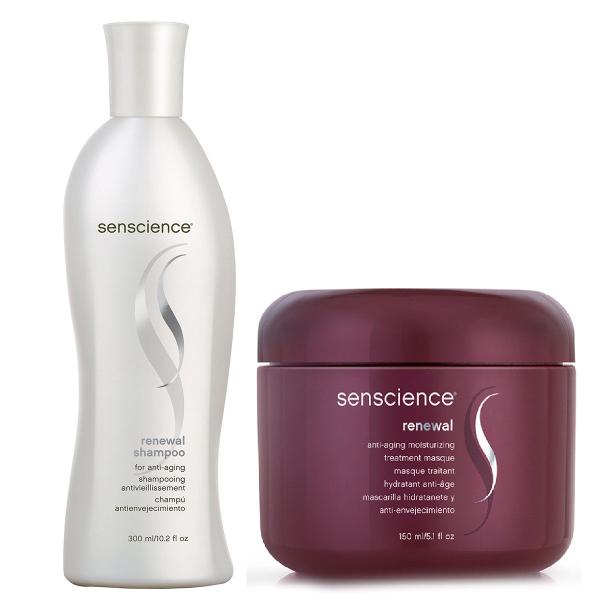 Kit Senscience Shampoo Renewal 300ml + Mascara 150ml