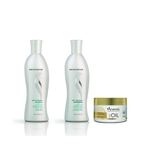 Kit Senscience Silk Moisture Shampoo + Cond 300ml + Máscara Arvensis Tec oil - 250g
