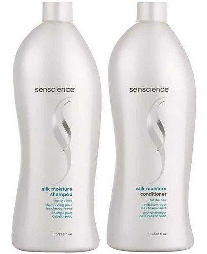 Kit Senscience Silk Moisture Shampoo e Condicionador 1 Litro