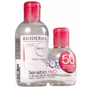 Kit Sensibio H2O Solução Micelar 250ml Mais 100ml Bioderma