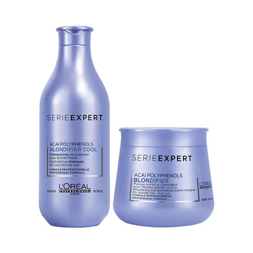 Kit Serie Expert Blondifier Cool Shampoo 300ml + Máscara 250g