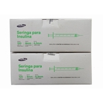 Kit Seringa Insulina 200 Unid - Ultrafina 1Ml, 8Mm X 0,3Mm