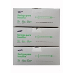Kit Seringa Insulina 300 Unid - Ultrafina 1Ml, 8Mm X 0,3Mm