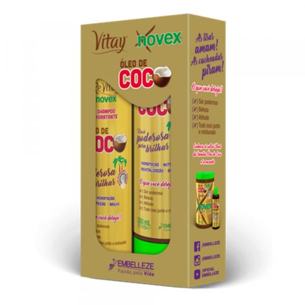 Kit Sh + Co Novex 300ml Oleo de Coco
