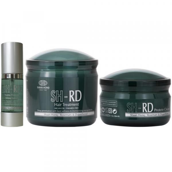 Kit SH-RD Máscara Hair Treatment - 400ml + Leave-in - 150ml + Serum Shine - 36ml - Shaan Honq