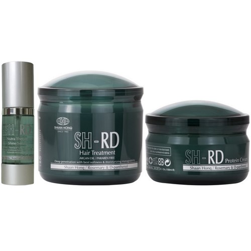 Kit Sh-Rd Máscara Hair Treatment - 400Ml + Leave-In - 150Ml + Serum Shine - 36Ml