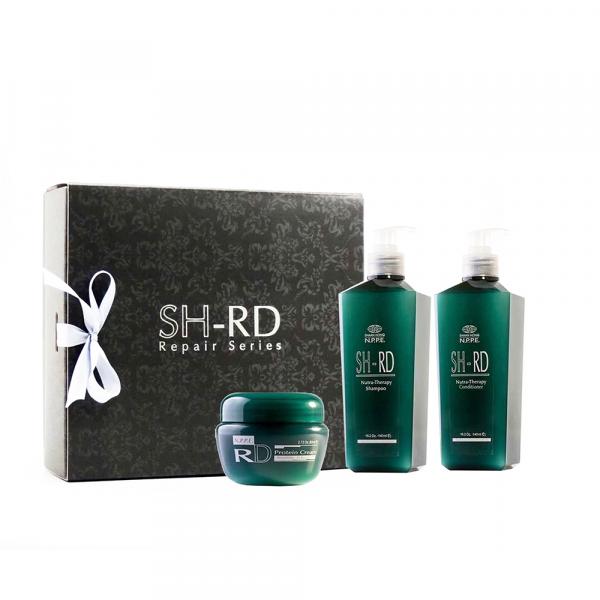Kit SH-RD Nutra Therapy Shampoo + Condicionador 140ml + Leave-in Proteim Cream 80ml - Shaan Honq