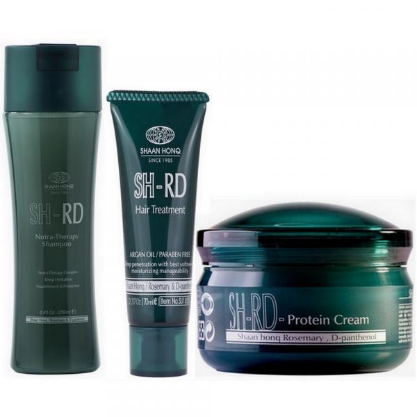Kit SH-RD Shampoo Nutra Therapy - 250ml + Máscara Hair Treatment - 70ml + Leave-in - 80ml - Shaan Honq