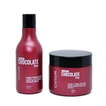 Kit Shampoo 300ml e Máscara Hidratação 500g Chocolate Belga