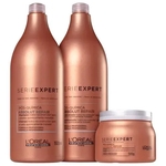 Kit Shampoo 1500ml + Condicionador 1500ml + Masc 500g L'Oréal Pós-Química Absolut Repair
