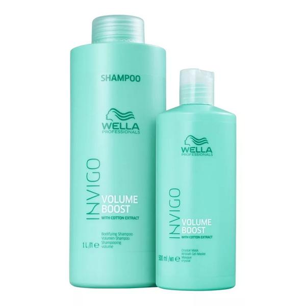 Kit Shampoo 1l + Cond 500ml Wella Volume