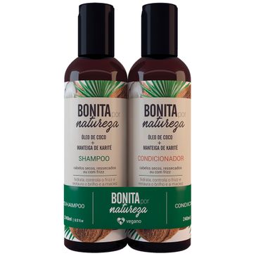 Kit Shampoo 240ml e Condicionador 240ml Yenzah Bonita por Natureza