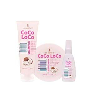 Kit Shampoo 250ml + Máscara 200ml + Óleo 75ml Coco Loco Lee Stafford
