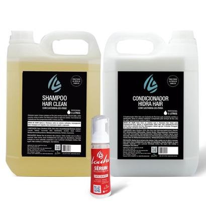 Kit Shampoo 5L + Condicionador 5L Lavatório + Sérum 100 MlLouhi