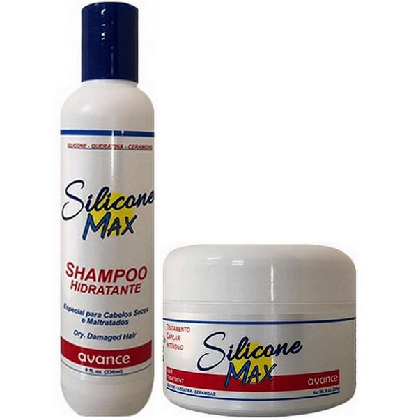 Kit Shampoo 238ml + Máscara 225g Silicone Max - Silicon Mix