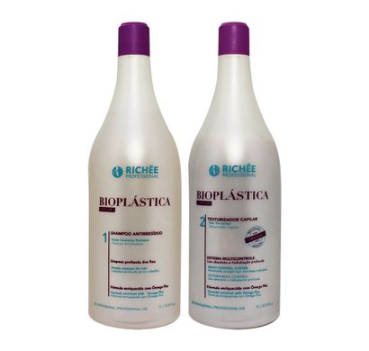 Kit Shampoo Antirresíduo e Texturizador Bioplástica 1L - Richée
